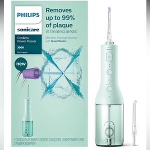 Gift 💝 Philips Sonicare Mint Green Cordless Power Flosser